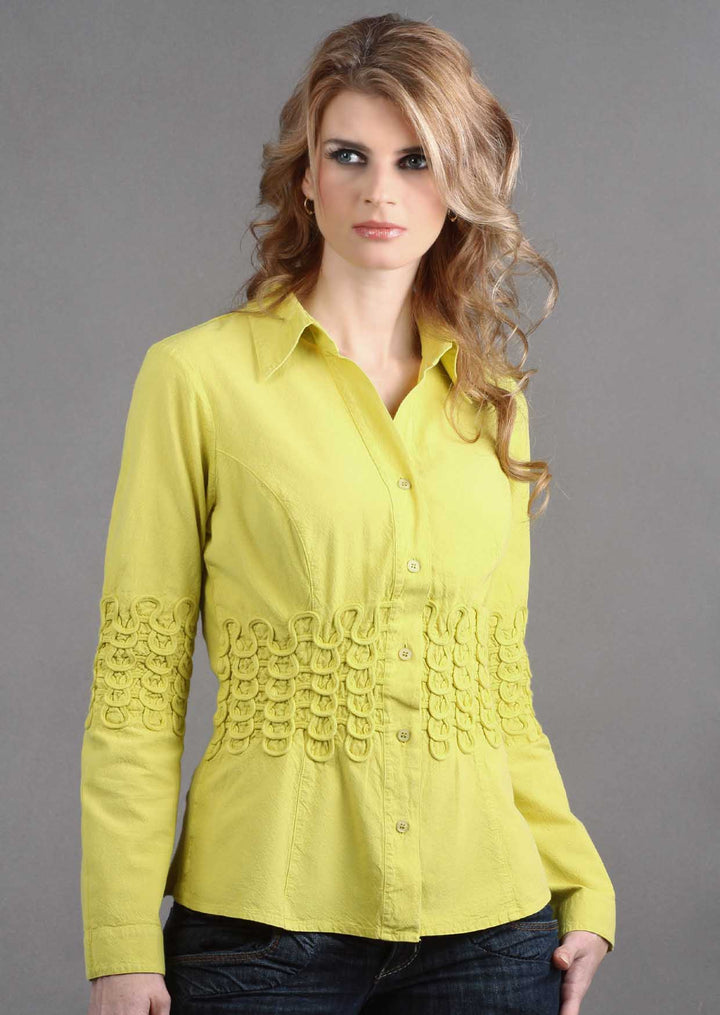 Allison Long Sleeve Cotton Blouse