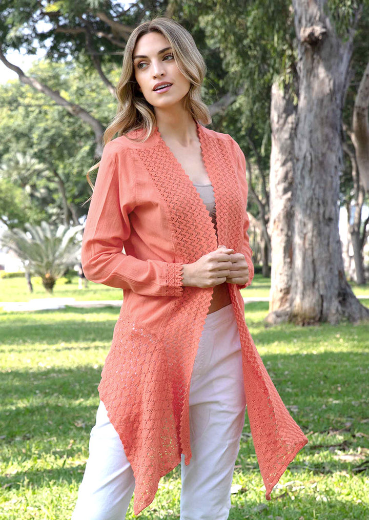 S15-615 Pierina Long Sleeve Cotton Duster
