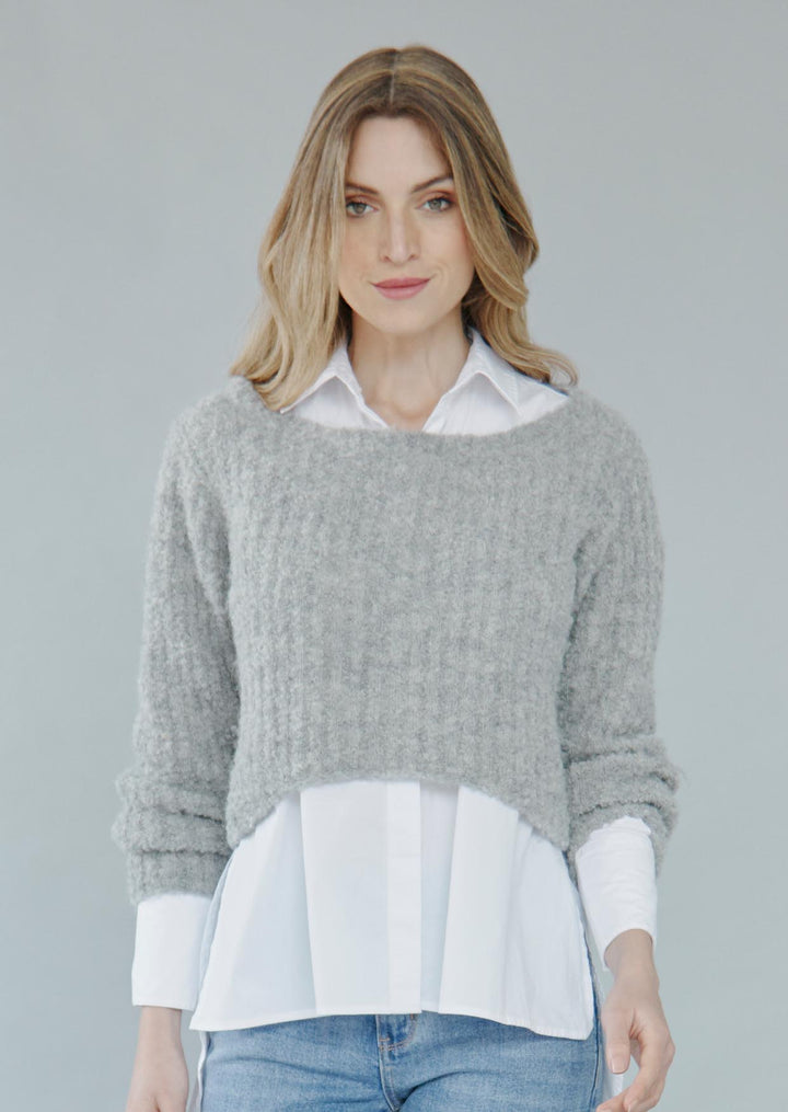 Nina Alpaca Crop Sweater