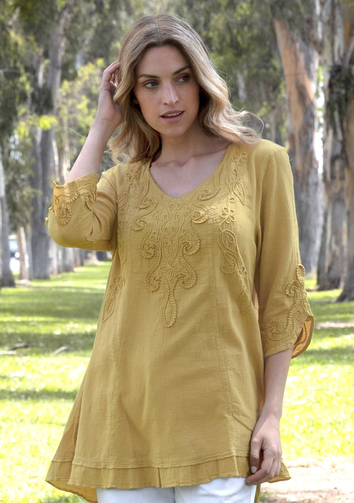 Plus Size Fernanda Cotton Tunic