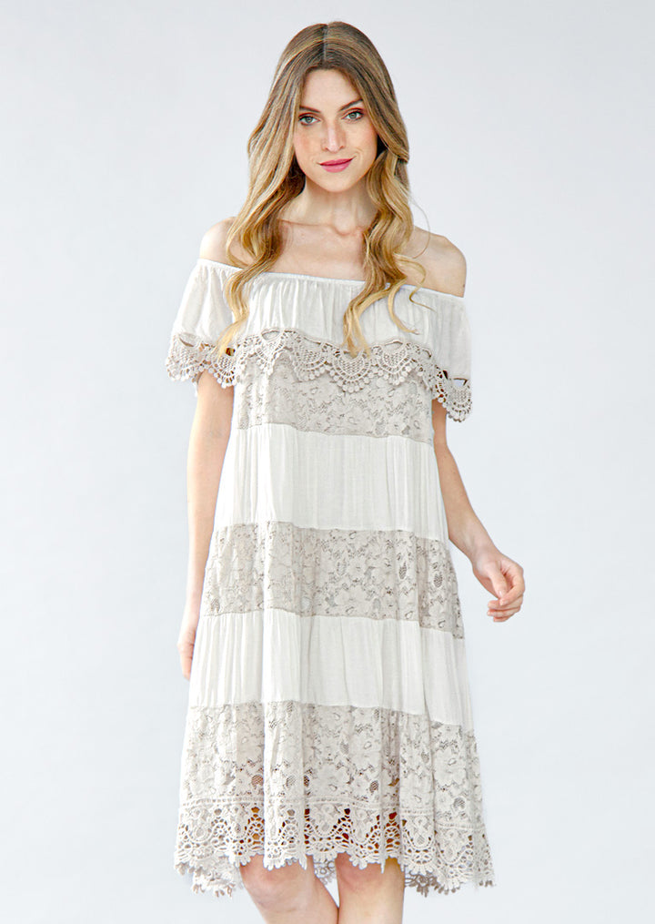 N5558 Celine Off-Shoulder Dress