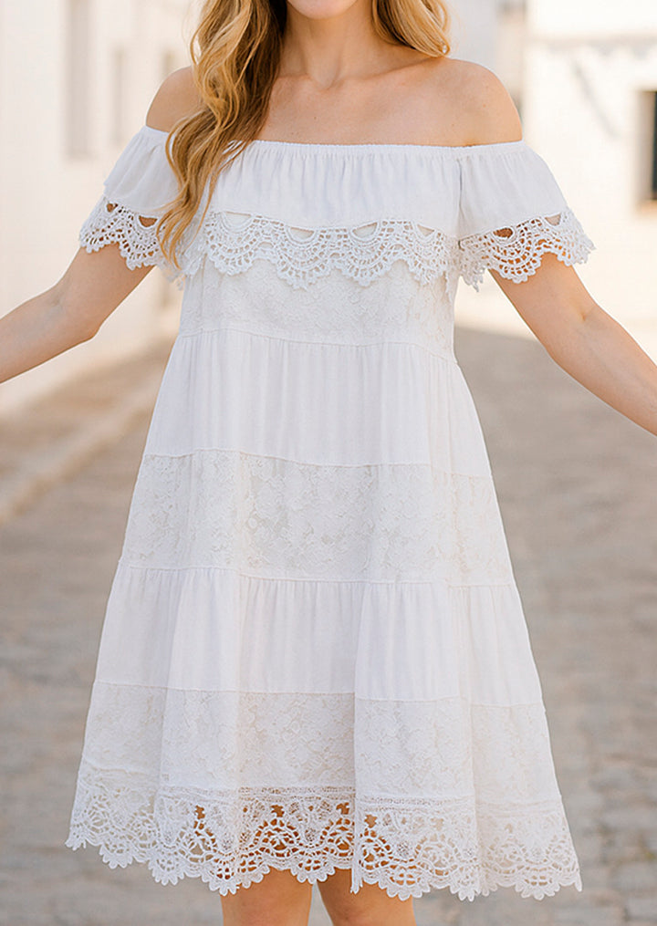 N5558 Celine Off-Shoulder Dress