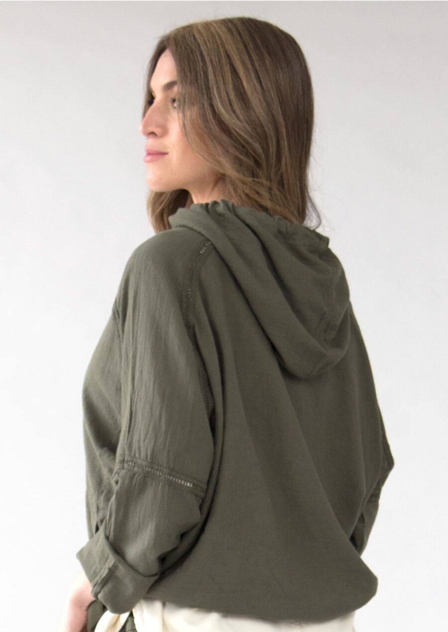 S23-850 Elsie Long Sleeve Cotton Hoodie