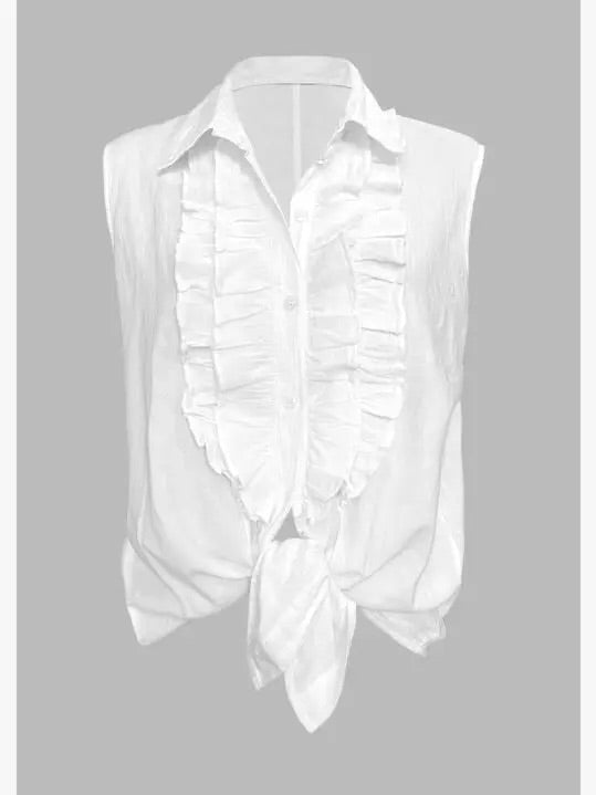 S24-869 Briella Sleeveless Cotton Top