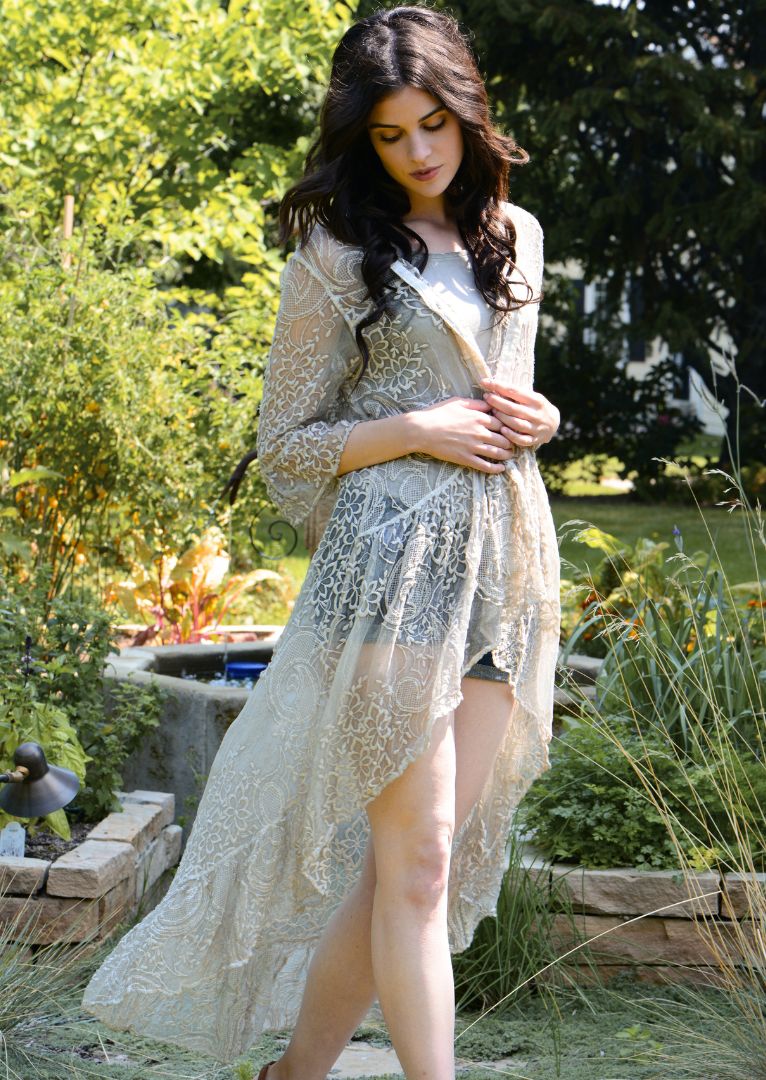 TPS-002 Hera Embroidered Silk Duster