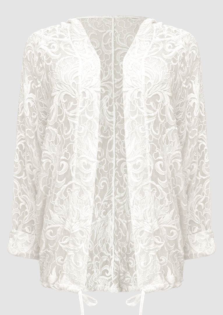 Tessa Embroidered Silk Hoodie