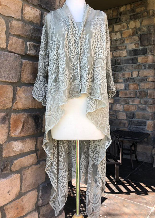 TPS-035 Arianthe Embroidered Silk Duster