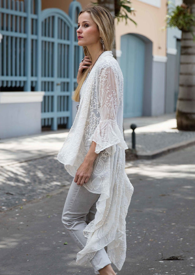 TPS-035 Arianthe Embroidered Silk Duster