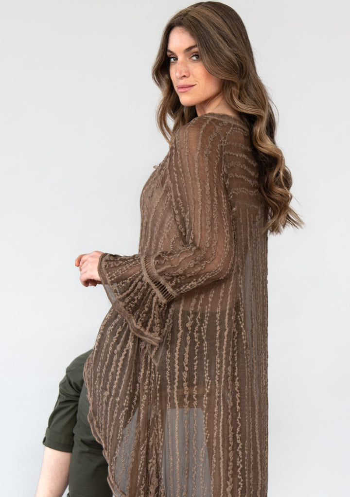 Jolie Embroidered Silk Duster