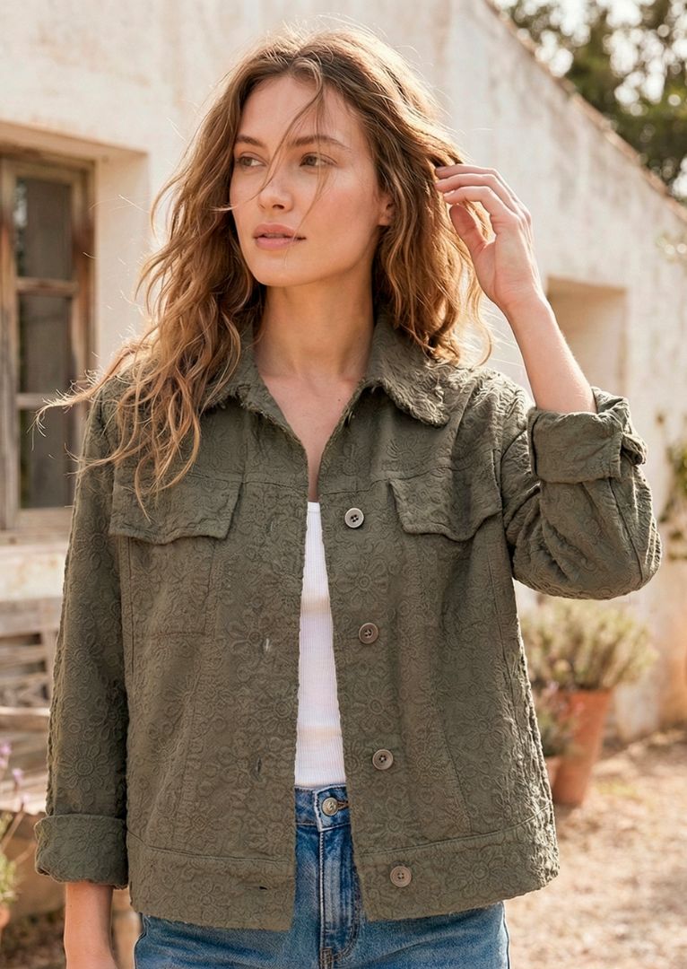 S23-865 Effie Embroidered Cotton Jacket