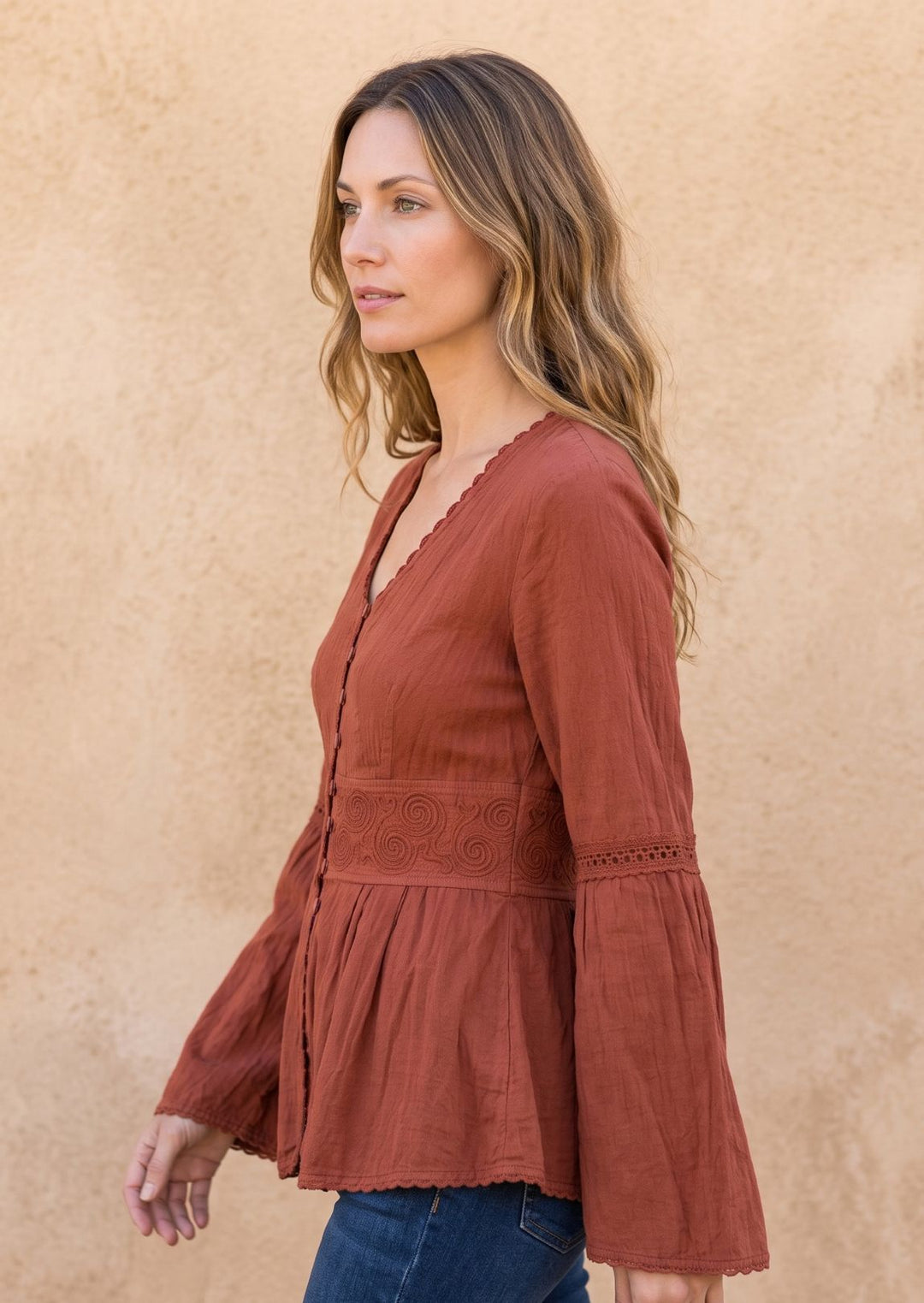 F19-778 Baronesy Cotton Blouse