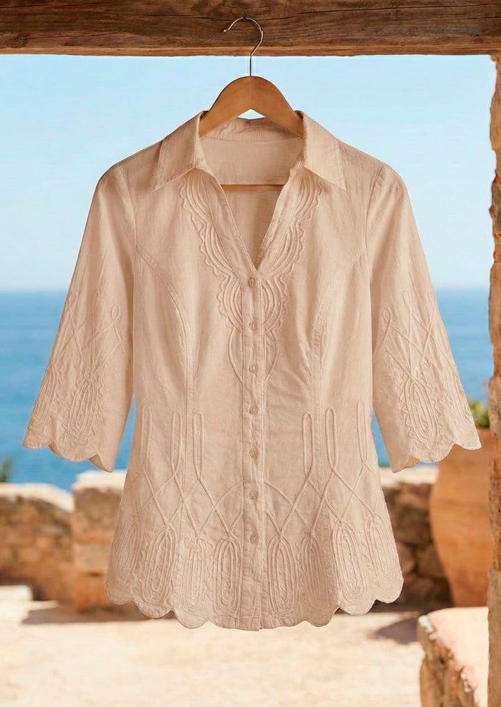 S16-033 Allie Cotton Blouse