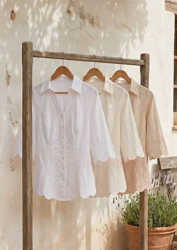 S16-033 Allie Cotton Blouse