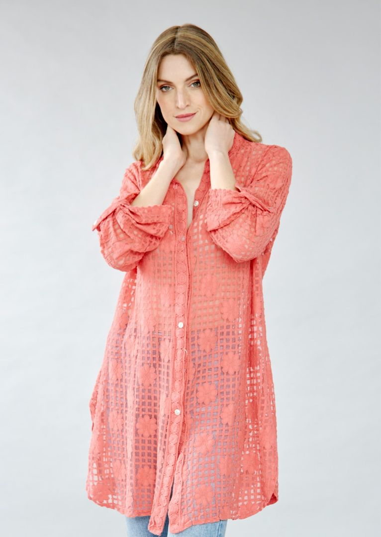 N8070 Alessa Lace Duster