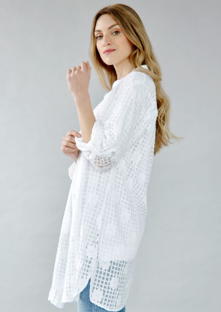 N8070 Alessa Lace Duster