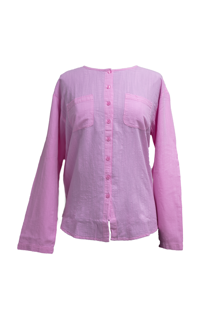 S19-748 Leryn Long Sleeve Cotton Top