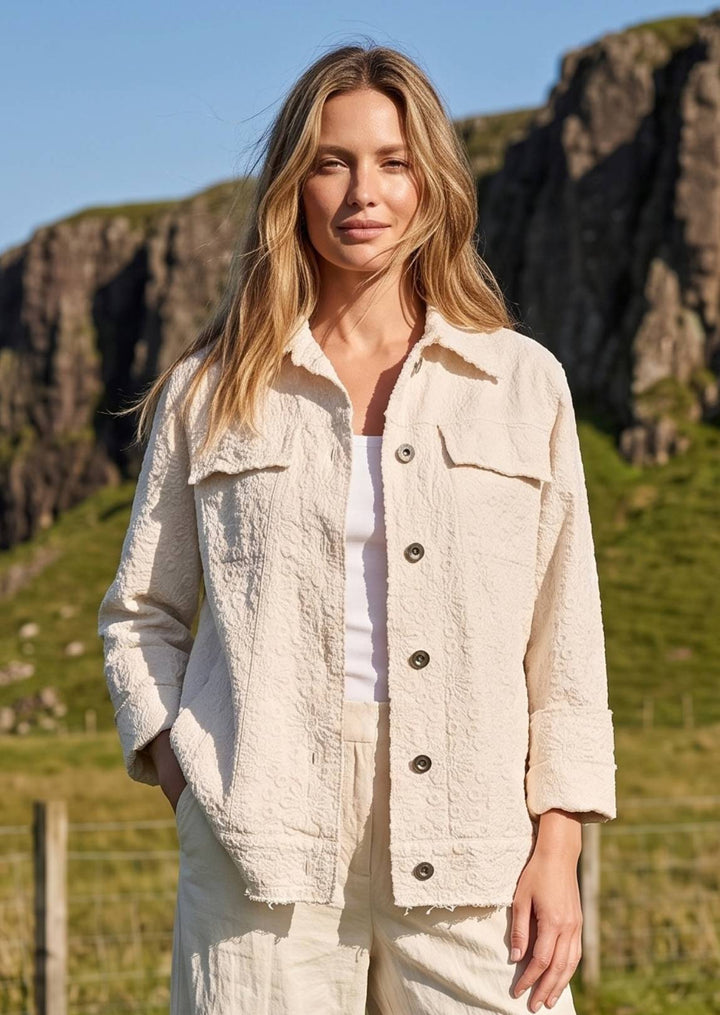 S23-865 Effie Embroidered Cotton Jacket