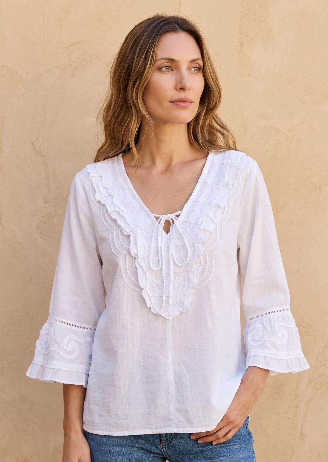 S24-879V Patricia Cotton Top