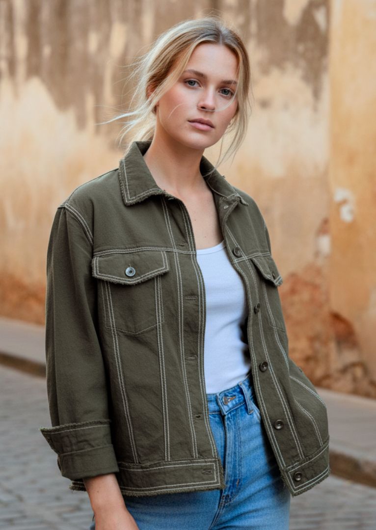 S25-892 Nahia Cotton Jacket – Gretty Zueger