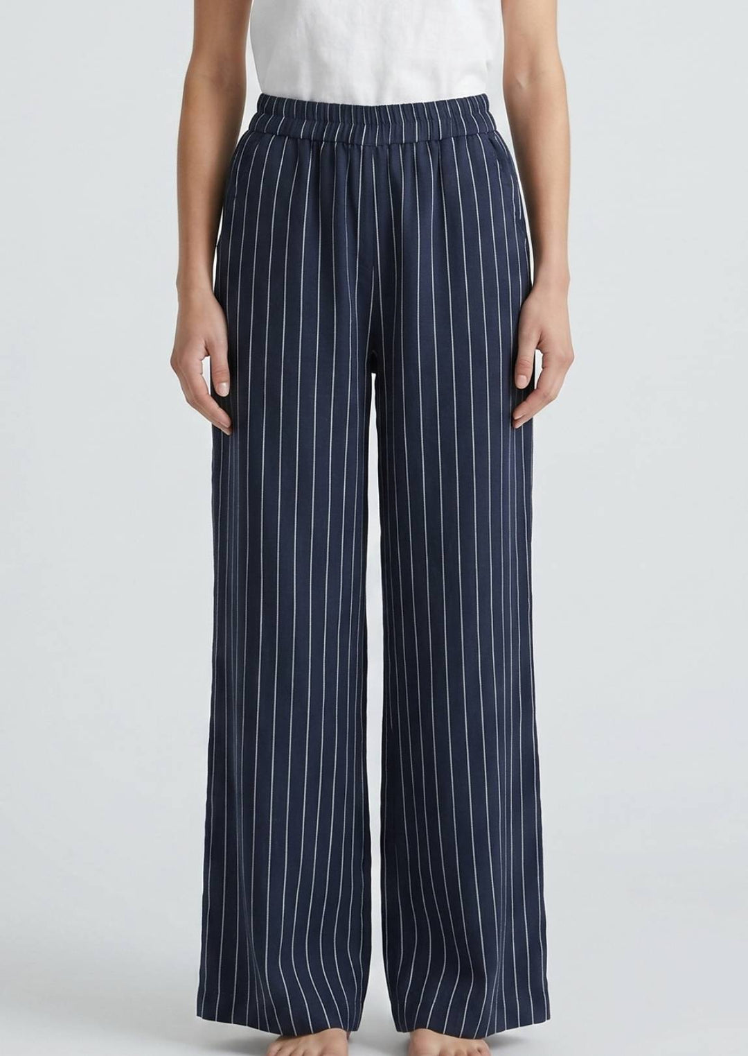 SA10412R Anais Striped Linen Pants