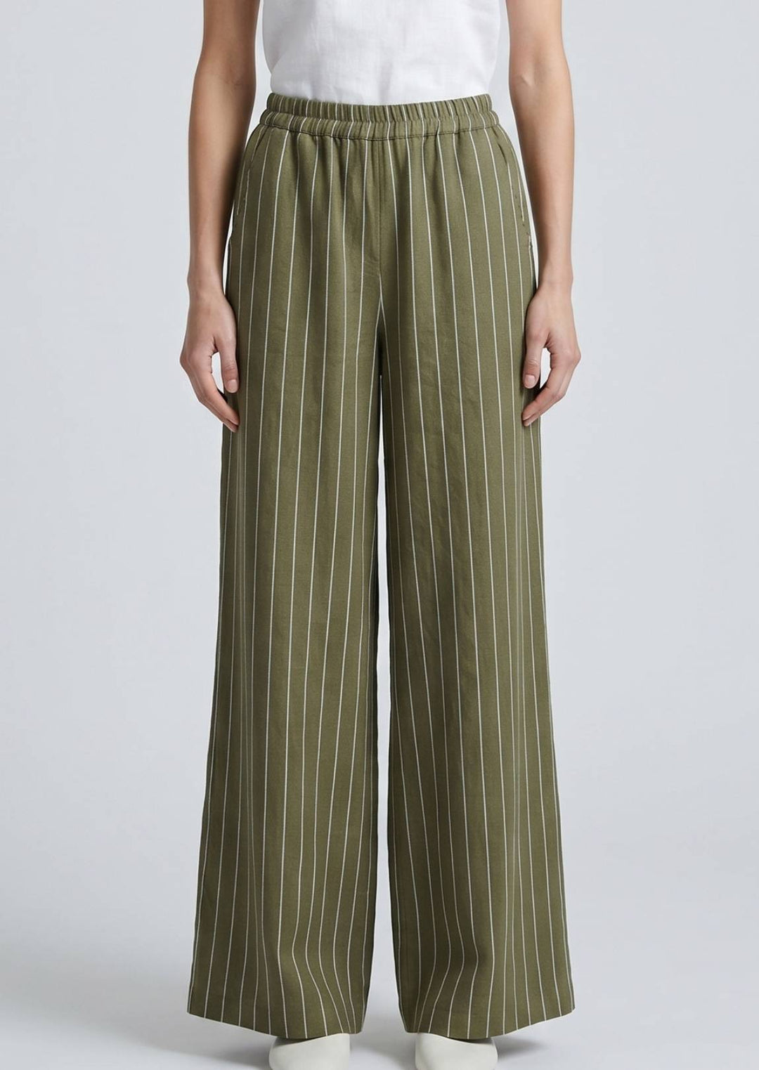 SA10412R Anais Striped Linen Pants