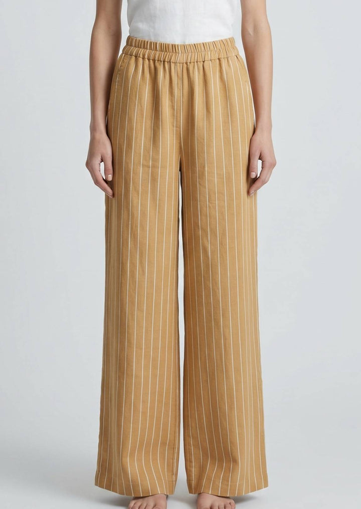 SA10412R Anais Striped Linen Pants