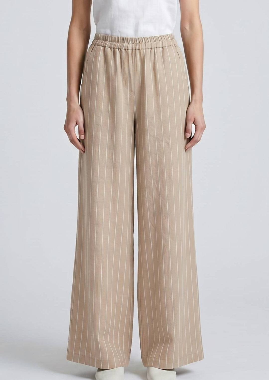 SA10412R Anais Striped Linen Pants