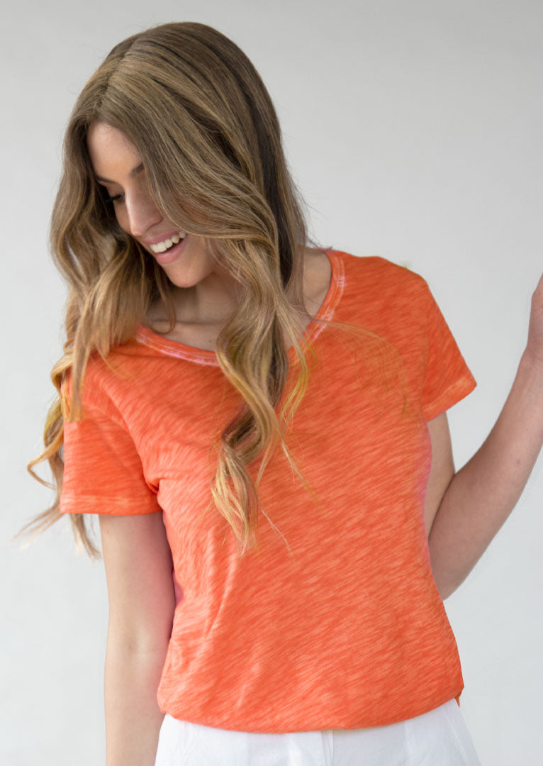 Louisa Slub Cotton T-shirt