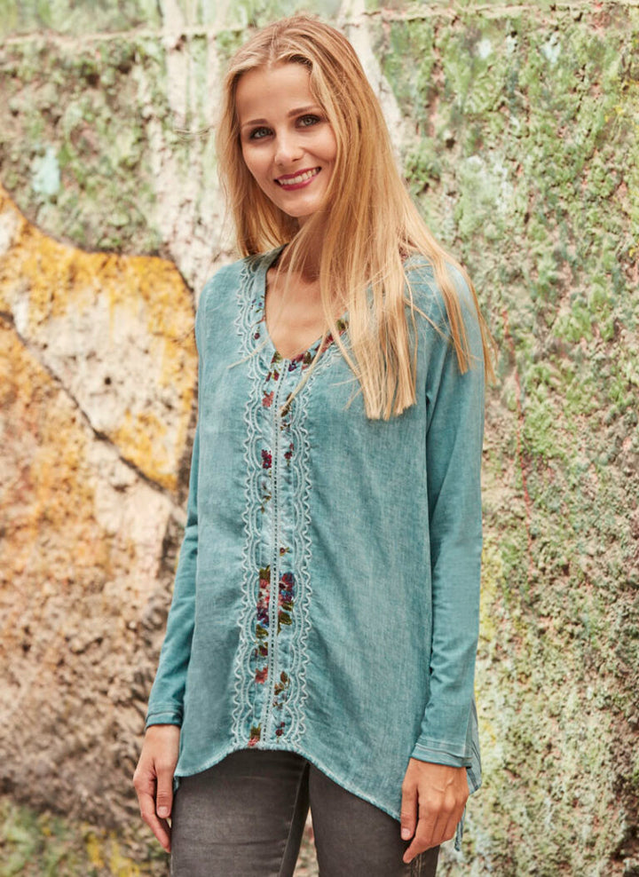 Maiky Long Sleeve Cotton Top